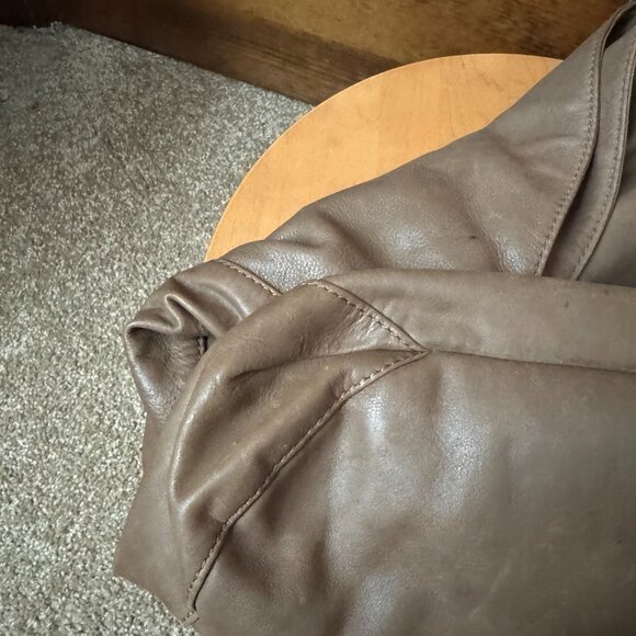 J. Jill Brown Leather Shoulder/Crossbody Hobo Bag - Picture 8 of 12